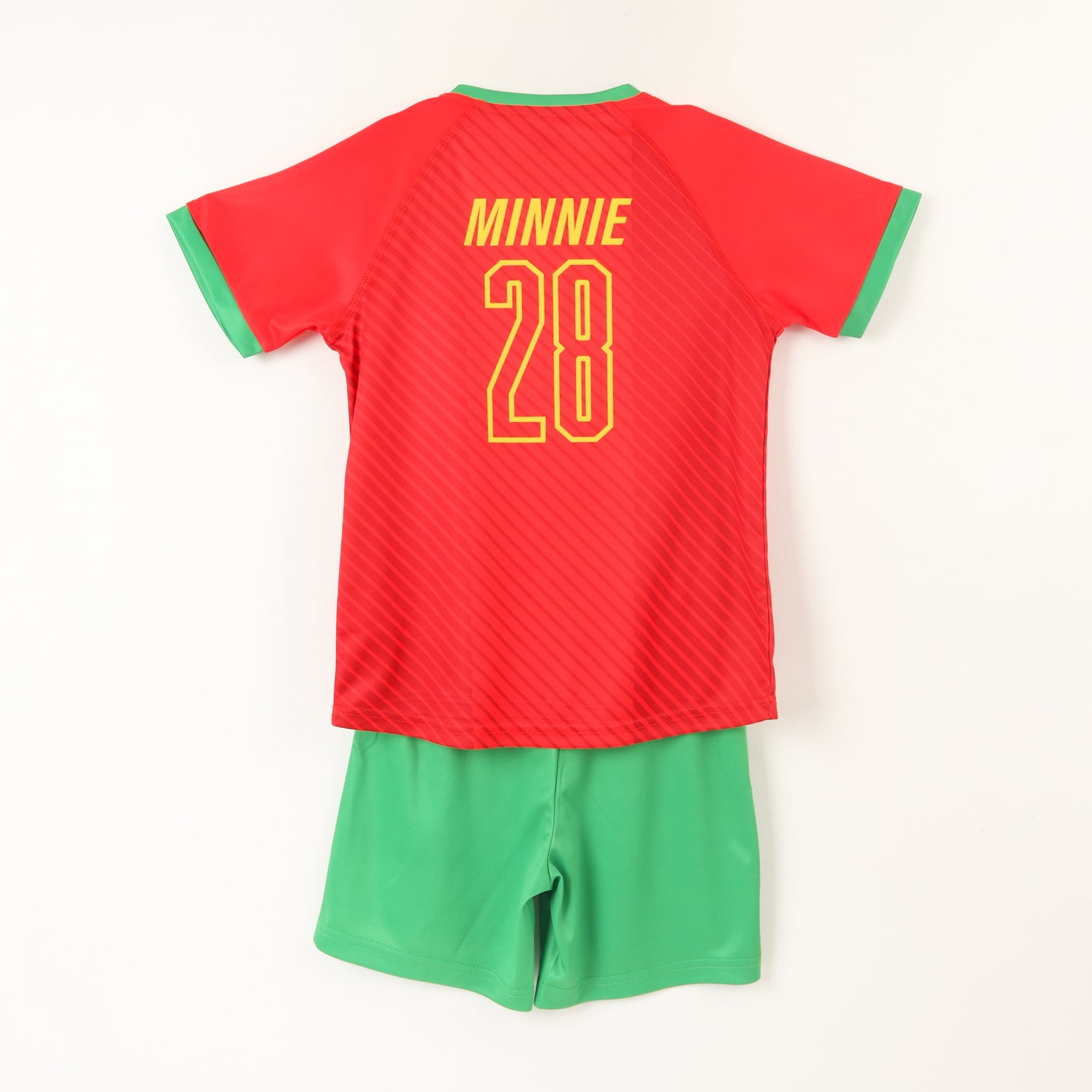 Conjunto Futbol Niña Minnie Rojo Disney